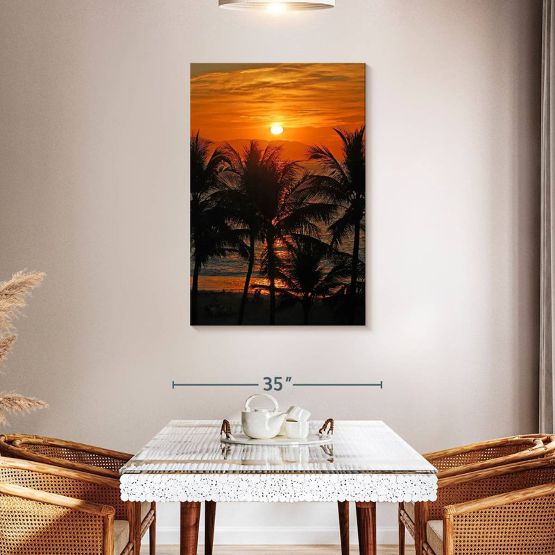 Palmiers Gillard Playa Sunset, H 45 po x l 30 po