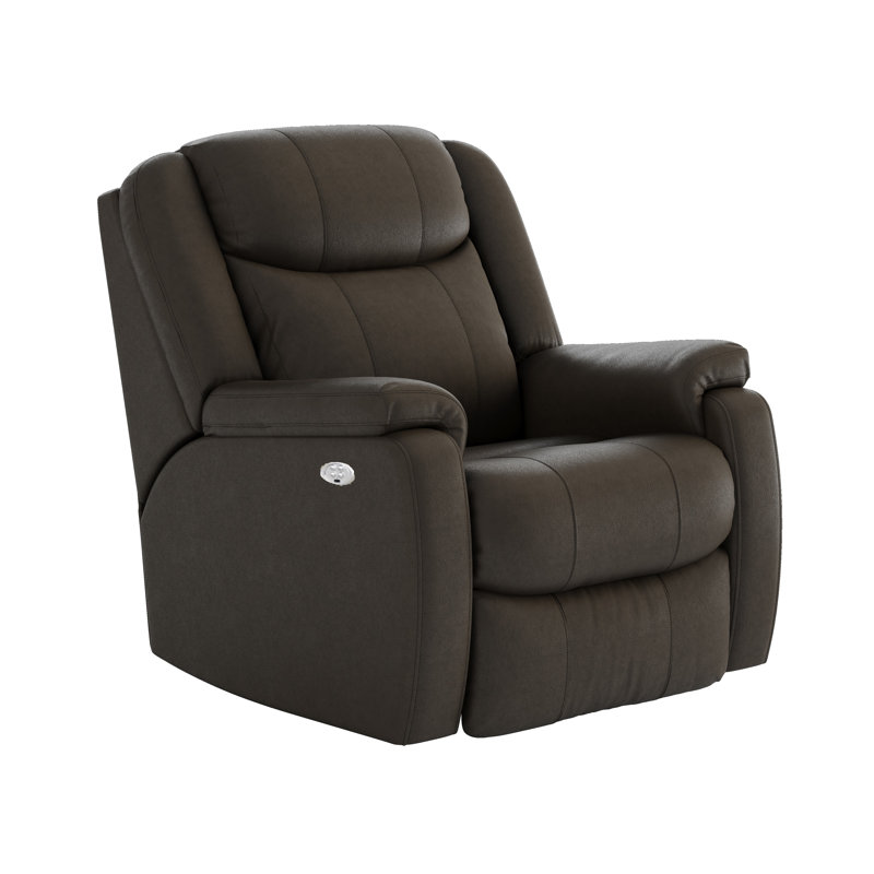  Hercules Genuine Leather Dual Power Wall Recliner, Maximus Fossil