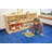 5 Compartment Manufactured Wood Shelving Unit