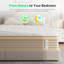 Grand matelas hybride en mousse à mémoire de forme 8 po dans une boîte, ressorts ensachés pour isoler les mouvements-482138908-482138911