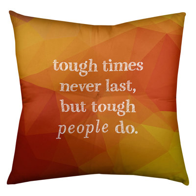 Outdoor Reversible Throw Pillow