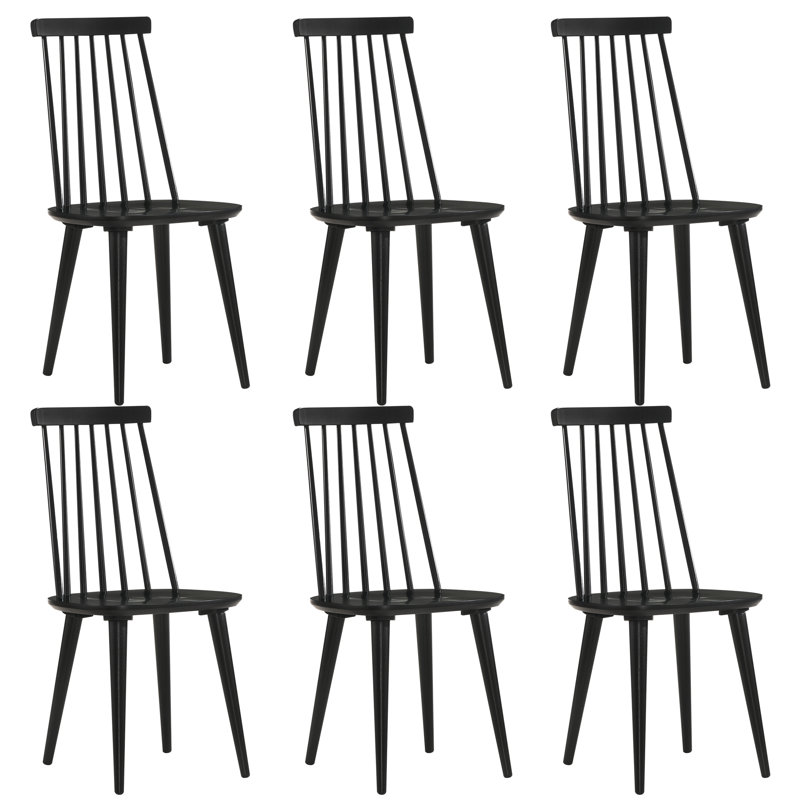 Chaise en bois massif Devonya, 6