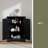 Triangle Bathroom Storage Cabinet With Adjustable Shelves-634098484
