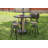 Valbone Round Wood Outdoor Bar Table , 38.5'' in. W 38.5'' in. D