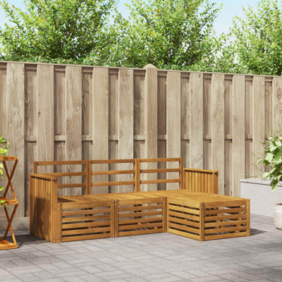 189.5cm Wide Patio Sectional Set