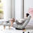 Ergonomic Folding Reclining Chair, Meeting Your Relaxation Demands Chair With Function - Gray Linen