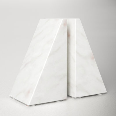 Matheson Genuine Marble Office Bookends