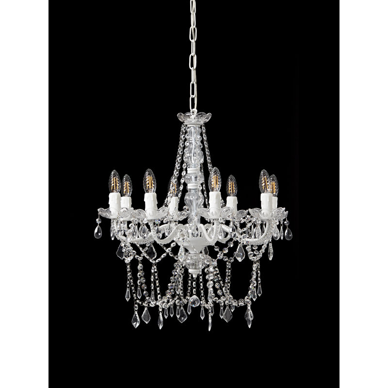 Karli 8 - Light Candle Style Chandelier