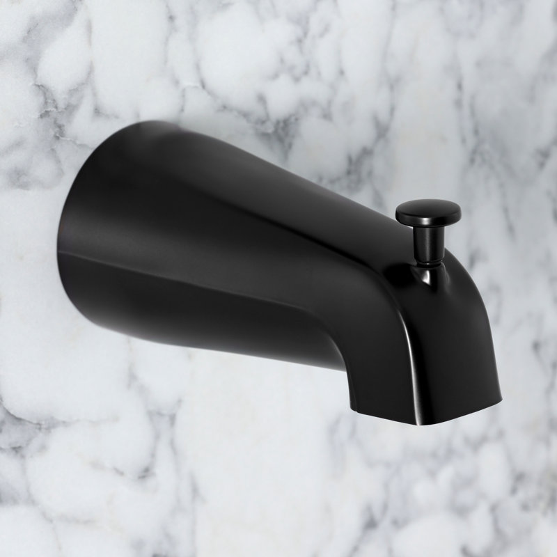 Robinet de douche et de baignoire inverseur, Matte Black