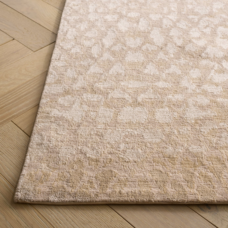 Ralph Lauren Tenaya Wool, Silk Solid Color Rug, Rectangle 9' x 12'