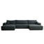 6 Seater Reclining Corner Sofa -905710357