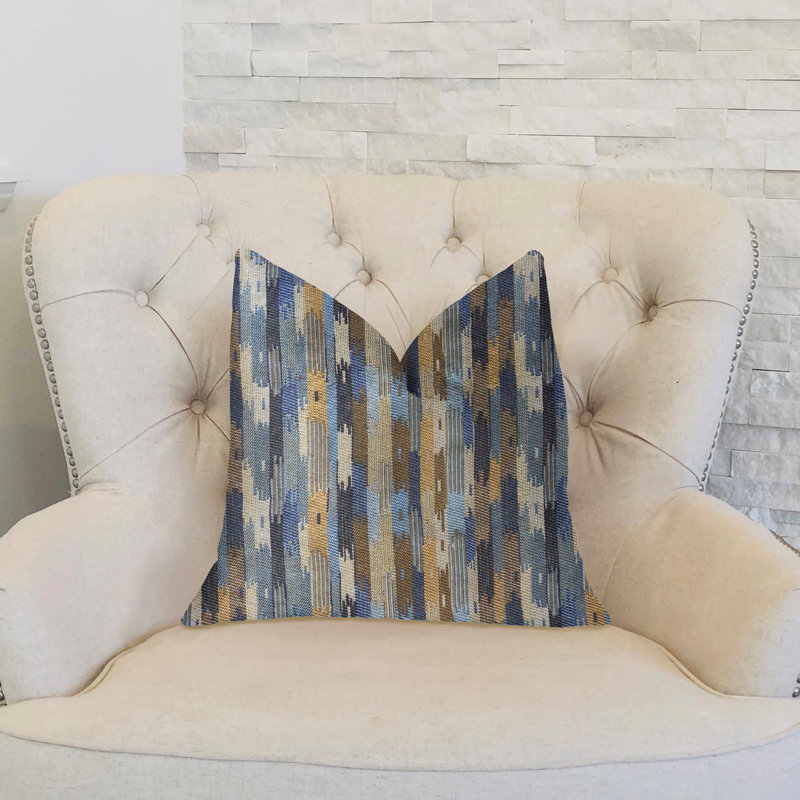Hyde Park Multicolor Rayon and Polyester Throw Pillow