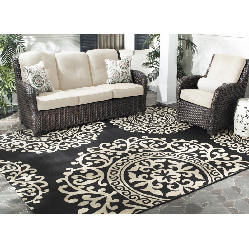 Tapis d'intérieur / extérieur Norred Performance, Rectangle 5 pi 1 po x 7 pi 6 po