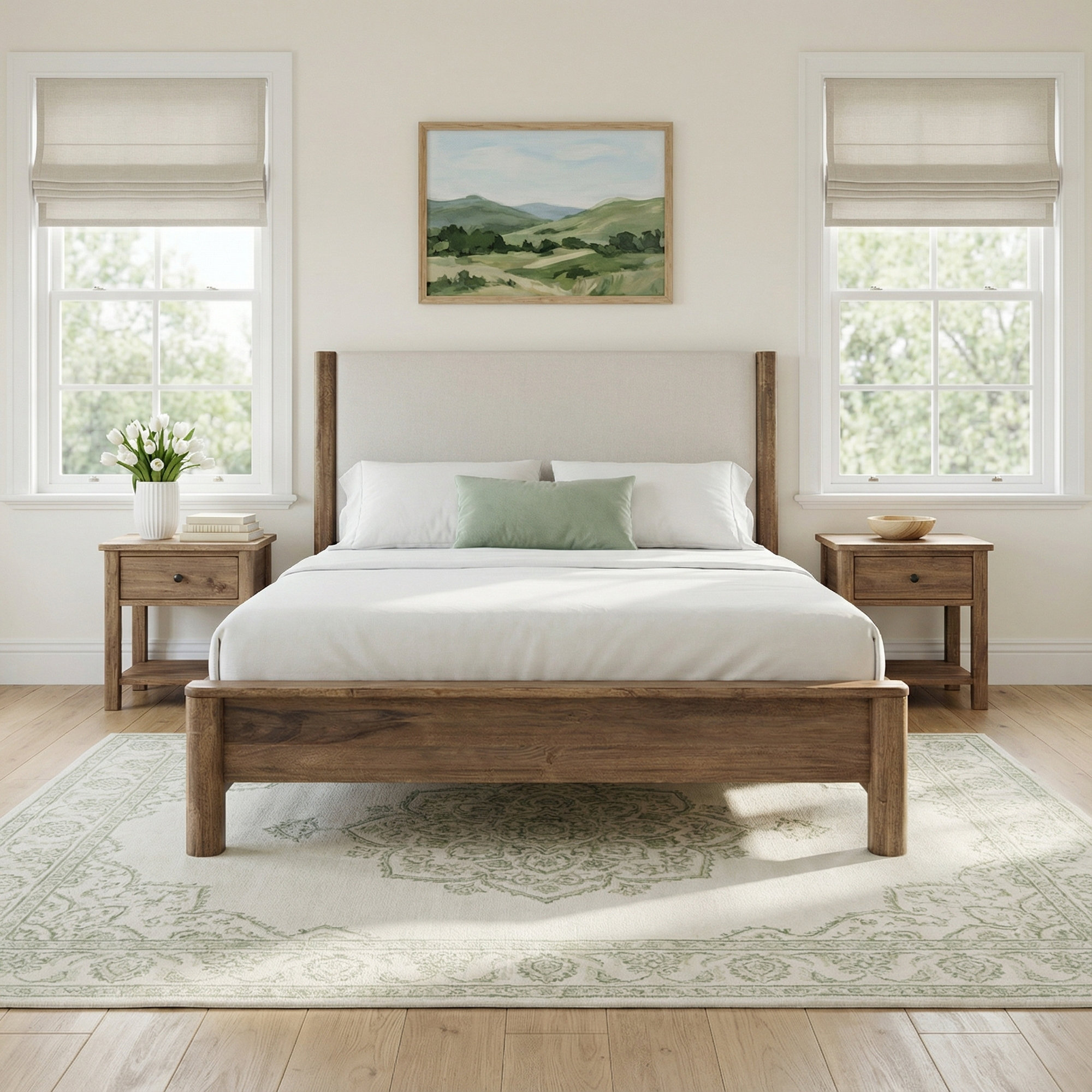 Newland Upholstered Bed, Queen