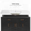Ensemble de meuble-lavabo blanc avec lavabo en céramique-532239200