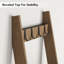 Échelle de couverture en bois 58,3 po