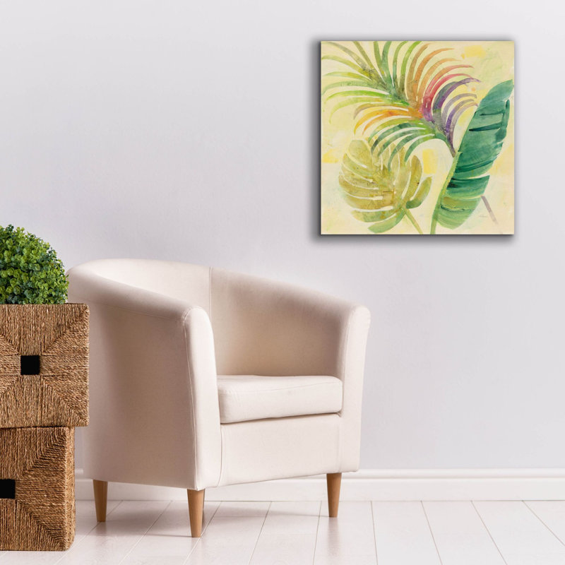 «Tropical Delight 2» par Albena Hristova, art mural sur toile, H 26 po x l 26 po