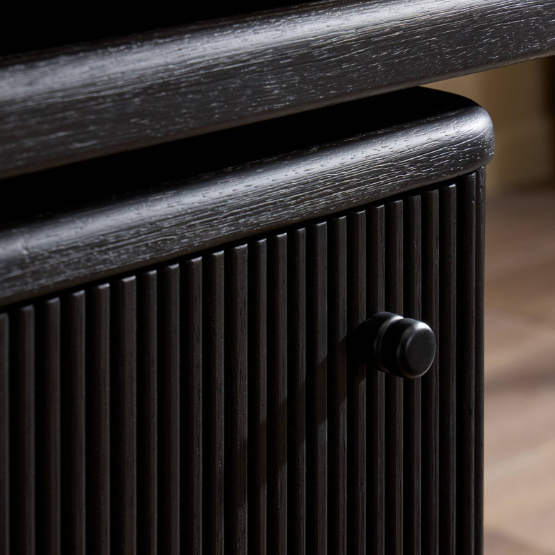 Weston Rotating Desk-Black Parawood
