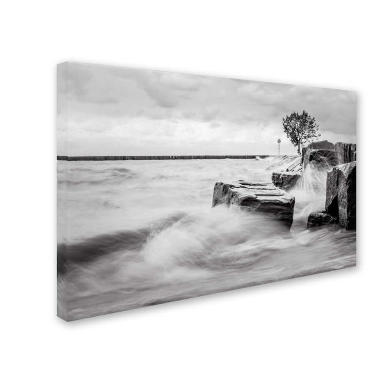«Joden Lake Erie» par Jason Shaffer, reproduction de photo sur toile tendue, H 30 po x l 47 po x P 2 po