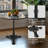 Furniture Table Legs 27.95”Height Rustic Decory Table Legs,Heavy Duty Cross Support Metal Desk Legs,Table Base,Industrial Modern, Diy Iron Coffee Table Legs-1306142927