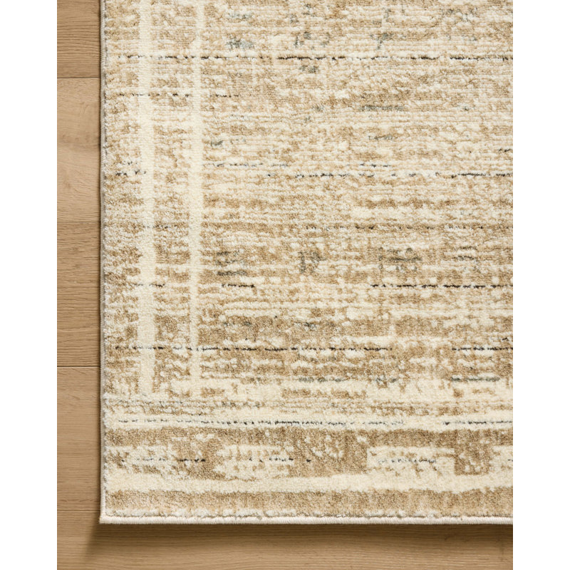 Jeremiah Brent x Loloi Bleecker Khaki / Natural Area Rug, Rectangle 5'3" x 7'6"