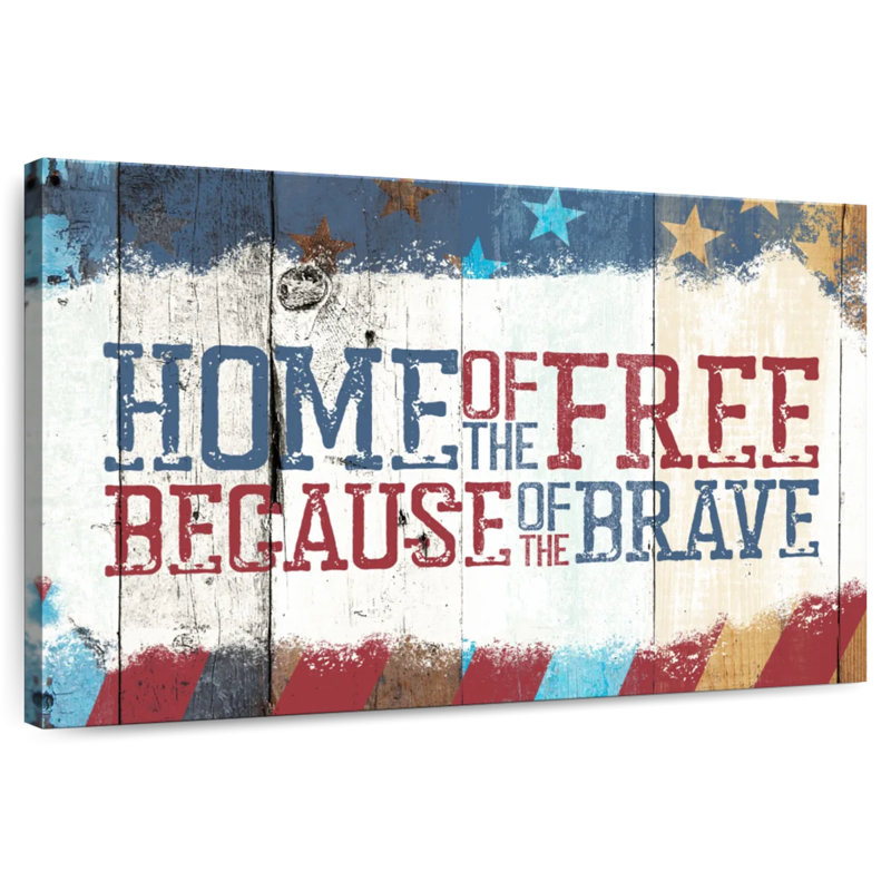 Tergel Home Of The Free, H 16 po x l 24 po