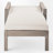 Outdoor Solid Wood Chaise Lounge With Cushion-92941315