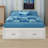Platform Bed with 6 Storage Drawers, Space-Saving Organization Solution