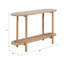Hedda Rattan & Wood Console 45" Console Table