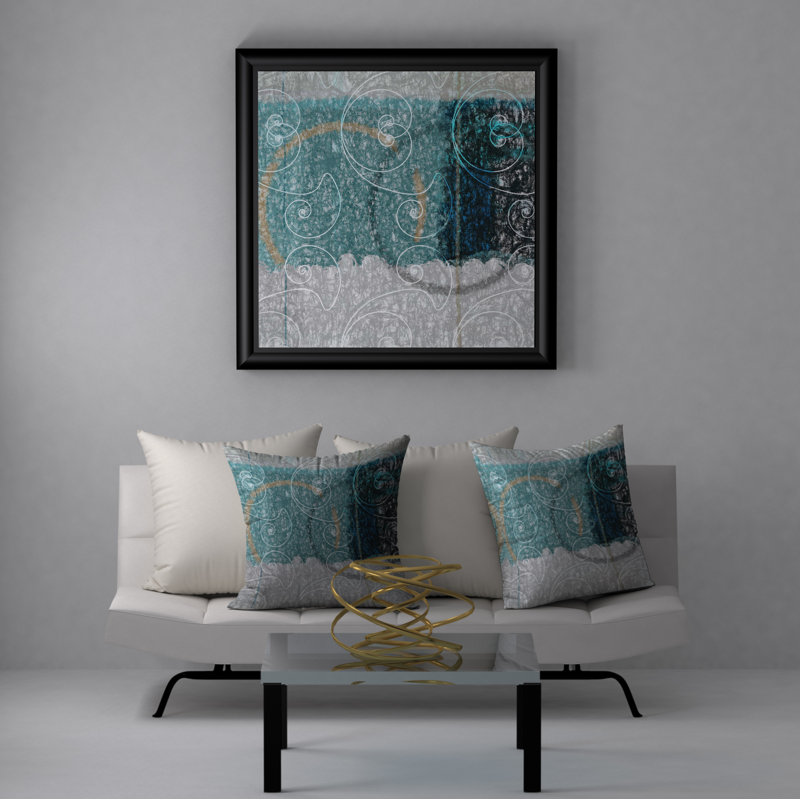 Reversible Throw Pillow, 20" x 20"