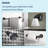 Moen Ronan Two-Handle 4" Centerset Modern Bathroom Faucet with Push-Down Drain-74938709