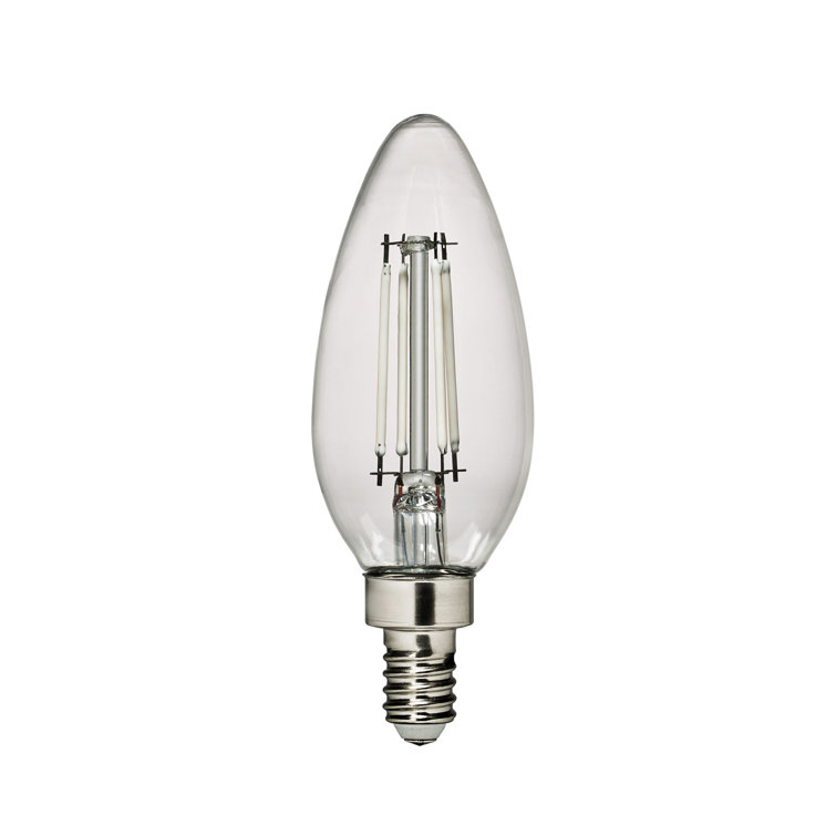 Visual Comfort & Co. LED Torpedo shape 5W 2700K Soft White E12 Candelabra base Clear Edison Style light bulb