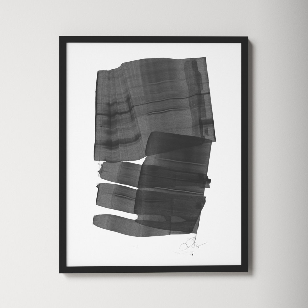 Olivia " Brushstroke 5 " by Jacques Pilon Painting Print AllModern Frame 