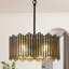 Shoshoni 4-Light Dimmable Drum Chandelier