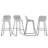 Labria Upholstered Counter Stool with Metal Frame-1358592807