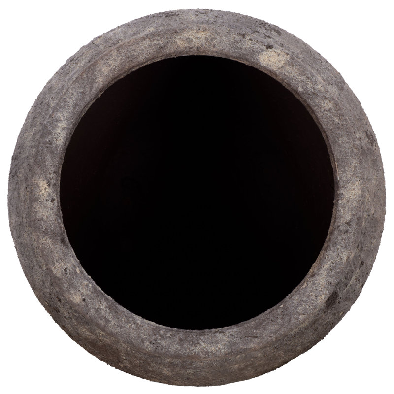 Ramsey Planter Pot, 14.2 x 14.2 x 13, Antique Brown