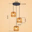 3 - Light Stainless Steel Caged Pendant