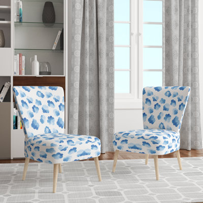 Chaise d'appoint Abstract - chaise d'appoint bleu nuage
