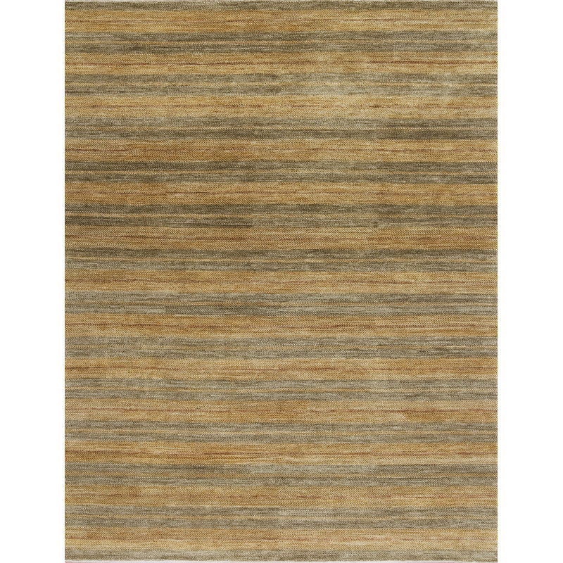 Textures Handmade Wool Striped Area Rug, Rectangle 9' x 12'