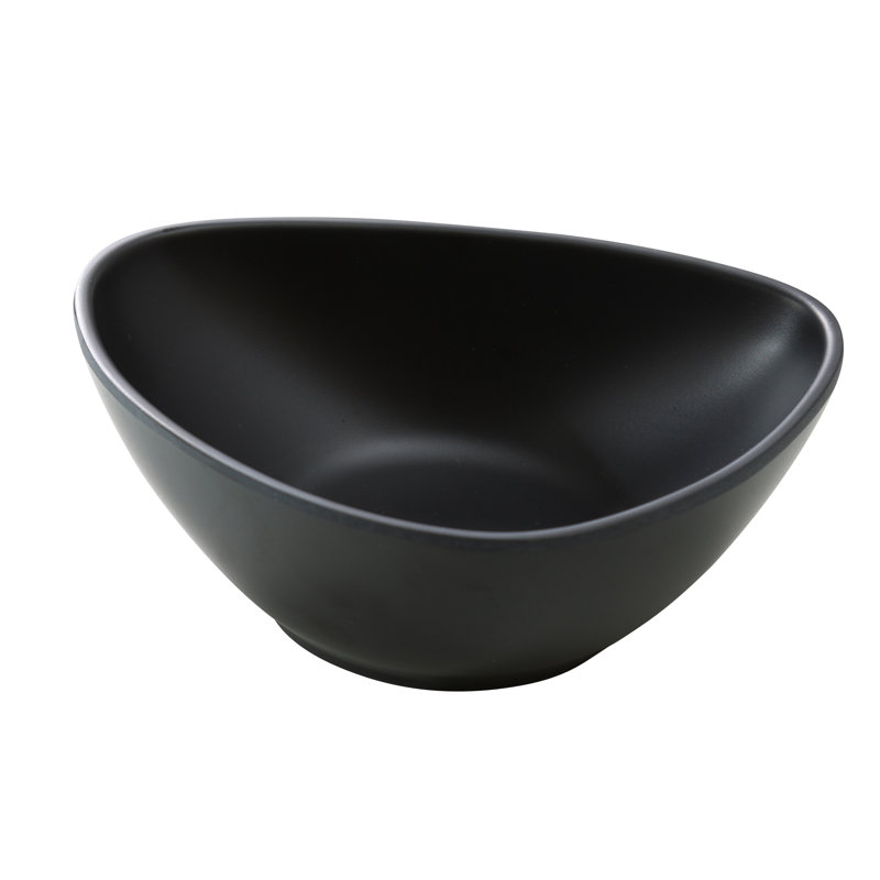 Mélamine 12 oz. Moderne Bol à noix, Noir