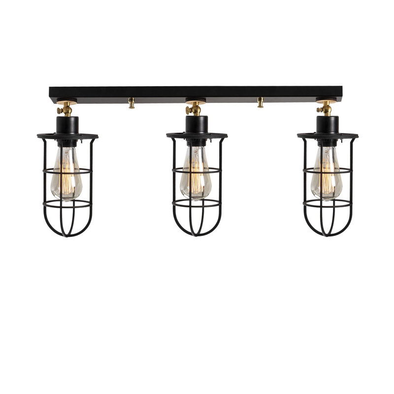 Plafonnier semi-encastré 3 lumières 25,98 po Dawley