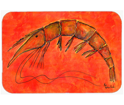 Caroline's Treasures Shrimp Glass Cutting Board