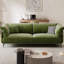 70.87" Green Velvet Standard Sofa cushion couch-108839973
