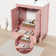 24" Freestanding Bathroom Vanity Base Only, Sink Not Included, Decorative Wavy Edge