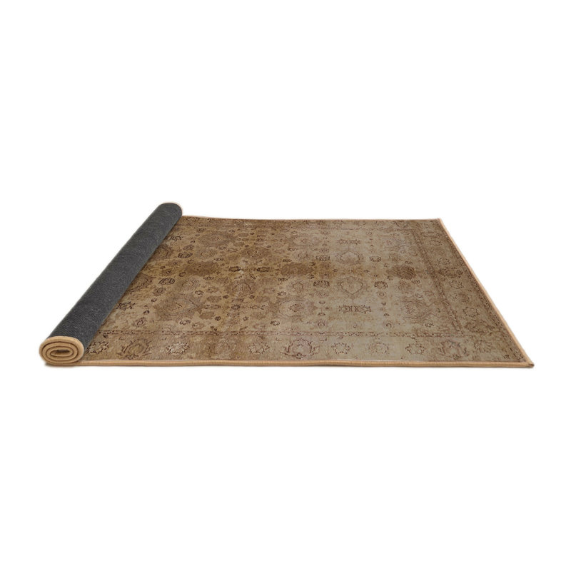 Tapis brun à motif oriental, Tapis de couloir 2 pi x 5 pi