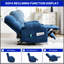 Fauteuil inclinable Living Space avec chauffage, vibration et positions inclinables multiples pour un confort ultime-1249733413