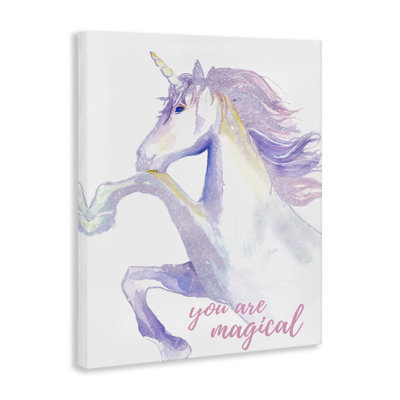 Art mural sur toile You Are Magical Unicorn par Chelsea Goodrich