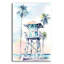 Boho Beachy Lifeguard Stand 5 'par Petals Prints Design, art mural en verre acrylique-78567304