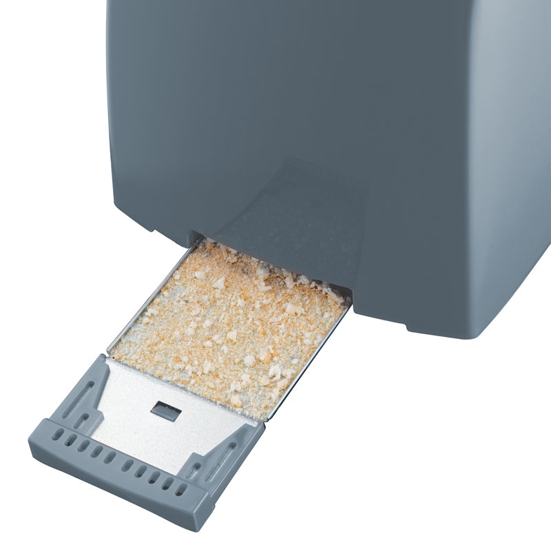 Russell Hobbs 2 Slice Textures Toaster, Grey