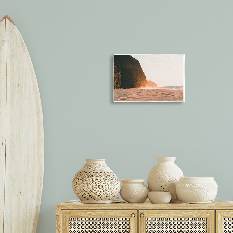 Art mural Hawaiian Glow Shoreline par Max Blakesberg Studios, H 10 po x l 15 po